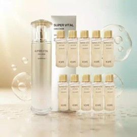 IOPE NEW 아이오페 슈퍼바이탈 에멀젼150ml +소프너/에멀젼/크림/세럼/에센스 추가증 정 구성선택 NEW Iope Super Vital Emulsion 150ml + Softner/Emulsion/Cream/Serum/Essence Additional Set Selection [Emulsion set]