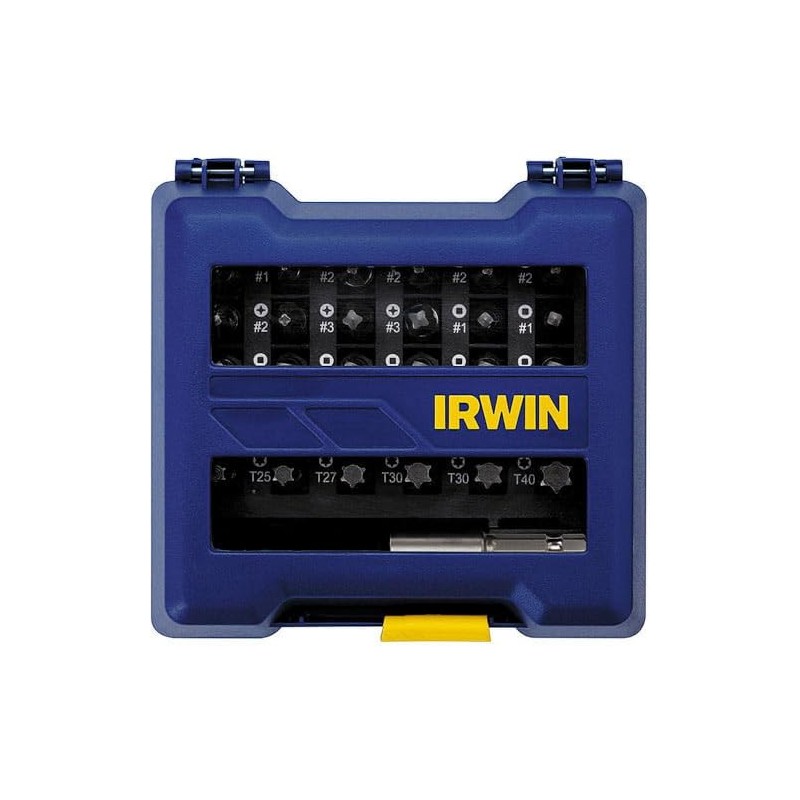 IRWIN Impact Screwdriving Bit Set, Assorted, 31 Piece (IWAF1331)