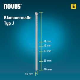 Novus Tools 044-0088 E Nail Type J Grey 14mm