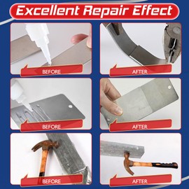 Metal Glue, 30 Grams Metal to Metal Glue, Super Glue for Metal, Repair Glue for Metal, Glass, Plastic, Ceramic, Acrylic, and DIY Craft ect