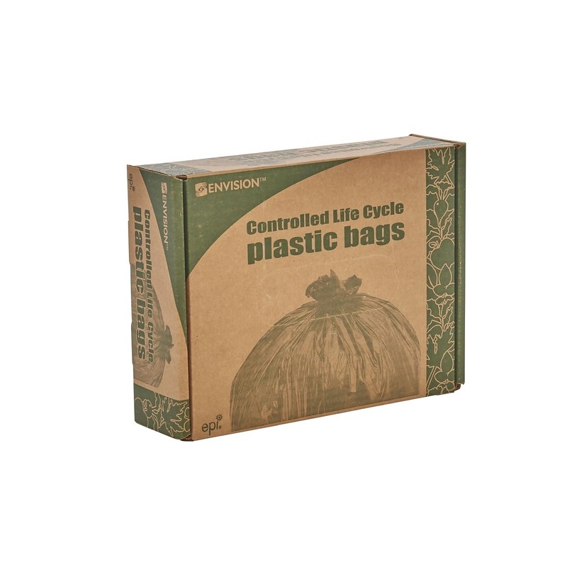 Stout G3036B80 Eco-Degradable Plastic Trash Bag 20-30gal .8mil 30 x
