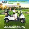 10L0L Universal 2 Passenger Golf Cart Seat Belt Bracket Kit
