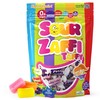 Zollipops Zaffi Taffy Sour in Assorted Sour Flavors, Watermelon, Green