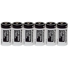 Panasonic Industrial CR123A Lithium Battery 3V 6 Pack