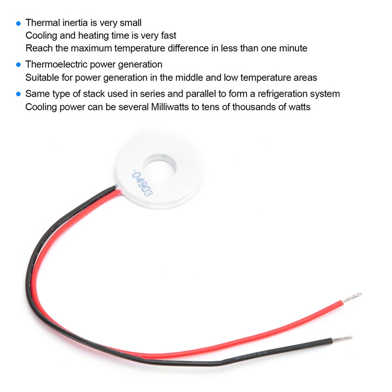 Thermoelectric Cooler Module Heatsink 26mm Outer Diameter 10mm Inner Diameter