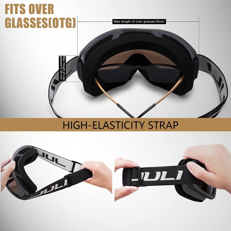 Juli Kids Ski Goggles,Snow Snowboard Goggles Boy Girl Snowmobile Skiing