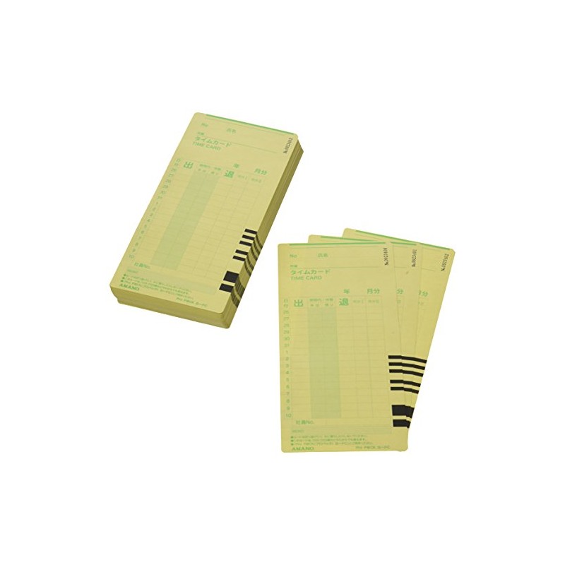 amano Time Cards Prop @ ck Card C Prop @
