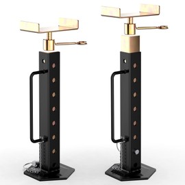 RV Slide Out Support Jacks, Camper Slide Out Supports Stabilizer Jacks 2 Pcs Adjusted from 15'' to 35'', Heavy Duty Rust Resistant Steel for 5th Wheel 5000 lbs Capacity,Trailer Stabilizer Jacks