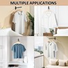 Mooche Swing Clothes Hanger Rack, Garment Racks Folding Clothes Bar