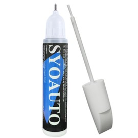 SYOAUTO White Touch Up Paint for Cars White Car Touch up Paint Auto Scratch Repair Pen Brush and Tip 2 in 1 Repair Pen 0.4 oz