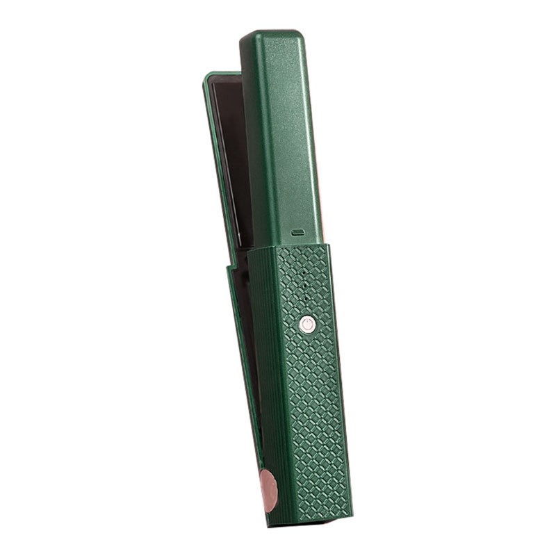 Cordless Hair Straightening Curling Flat Iron Quickly Heating Prevent Damage