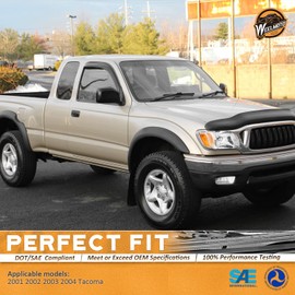 WEELMOTO for 2001-2004 Toyota Tacoma Headlights Assembly Replacement for 01 02 03 04 Tacoma Headlight+Corner Parking Signal Lights+Bumper Light