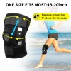 donwell Knee Compression Brace-Sport Support Sleeve for Joint Pain&Patella Stabilization
