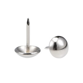 sourcing map Upholstery Nails Tack 11mm Head Dia Round Thumb Push Pins for Furniture Sofa Headboards, 25 Pcs