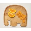 Elephant Shape Wooden Plates