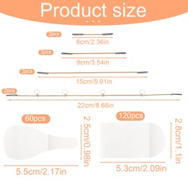 188pcs Face Lift String Set, Include 4-Lengths Invisible Face Lift Strings Waterproof Cylinder-Shaped and Teardrop-Shaped Skin Pulling Tapes for Female Makeup Jowl Eyebrow Sagging Double Chin