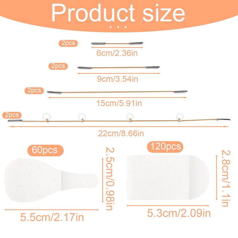 188pcs Face Lift String Set, Include 4-Lengths Invisible Face Lift