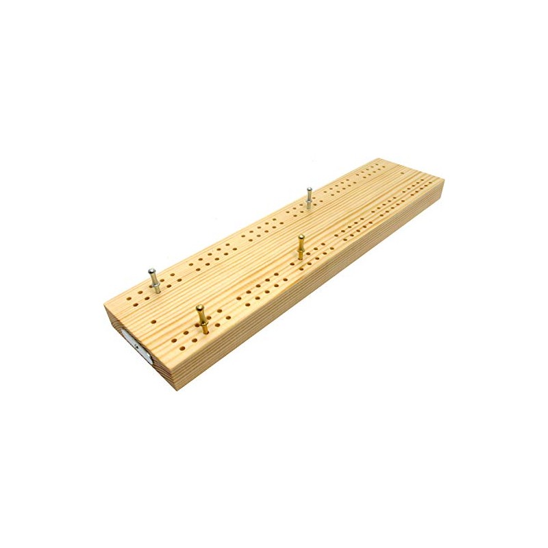 Wooden British cribbage board - 30cm (12")