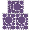 Create-A-Mural Polka Dot Wall Stickers -Violet