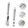 Ciieeo 2pcs Stainless Steel Orange Peeler Efficient Citrus Peeling Tools