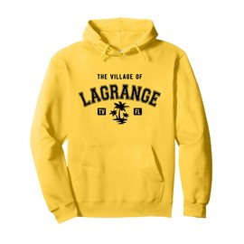 The Village of LaGrange Classic Style Palm Trees Design Pullover Hoodie