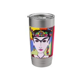 Ella Latin Vibrant Cultural Expression Pop Art Stainless Steel Insulated Tumbler