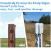 50PCS T Post Caps, Vinyl T Posts Cap Safety Topper