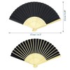 Woohome Pack of 14 Foldable Hand Fans for DIY, Dance,