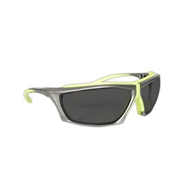 MAGID Safety Glasses (1 Pair) - Gray Lens, Tinted Safety Glasses With TPR Cushion And Adjustable Temple, Designed To Withstand Impact And Fog, Ansi Z87.1 Safety Glasses