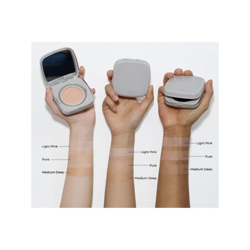 A.CHI Bare Face Fit Cushion 14g*2ea, Color:#02 Pure