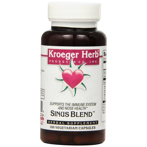Kroeger Herb Sinus Blend Formerly Stuffy Capsules, 100 Count