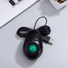 Gadpiparty Portable Handheld 4D Wired Mini Trackball Mouse Ergonomic Design