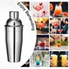 Sosayet Cocktail Shaker Set, 10-Piece Stainless Steel Cocktail Set with