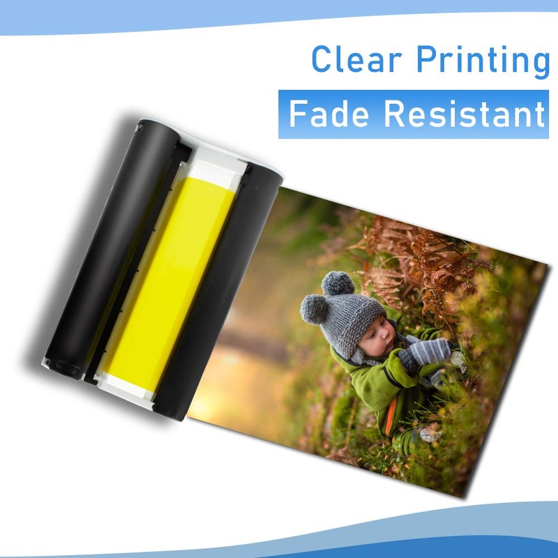 Absonic 4 Pack Compatible Ink Cartridges Replace for Canon Selphy