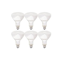 GE Lighting 65-Watt, 580-Lumen, BR40, Floodlight Bulb, Soft White - 6 Pack