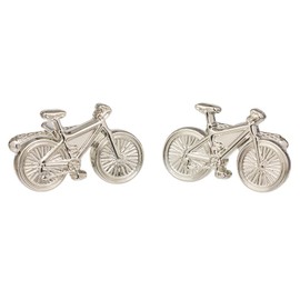 Classic Bicycle Bike Cufflinks Presented in Onyx Art Cufflink Gift Box