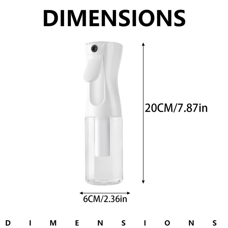 Xvnoesza 1Pcs 200ML Continuous Fine Mist Spray Bottle for Plants