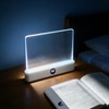 LED Book Light and Night Light 2 in 1,Rechargeable Clear