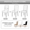 Homebliss Set of 4 Stretch Chair Covers, Swing Chairs, Elastic