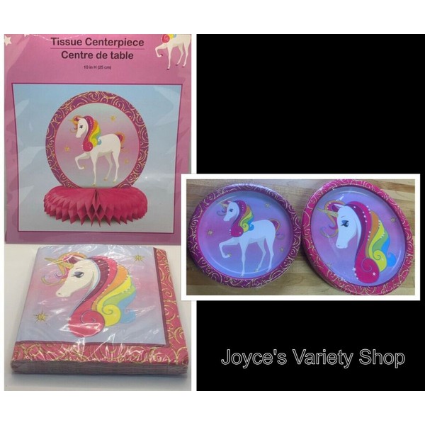 Greenbriar Little Pony Rainbow Decor Party Pk Set (4) Centerpiece,