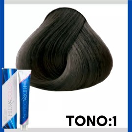 Hidracolor Tinte Tono 1 Negro Tubo 90g
