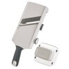 Progressive Hand-Held Adjustable Julienne and Slicer - Angled Stainless Steel