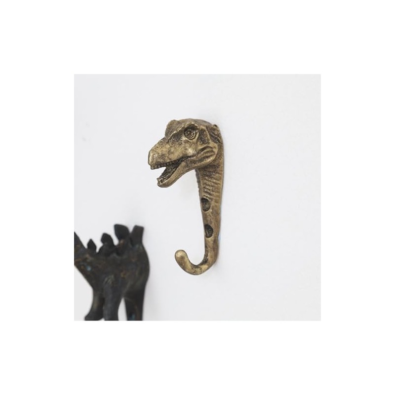Fyne-Finds Animal Dinosaur Shaped Metal Vintage Hook Leads Coat Keys