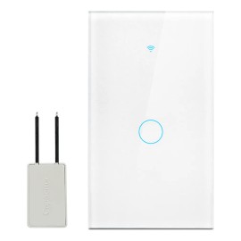 MOYAC Interruptor Inteligente Wi-fi De 1 Vías Blanco Sin Neutro