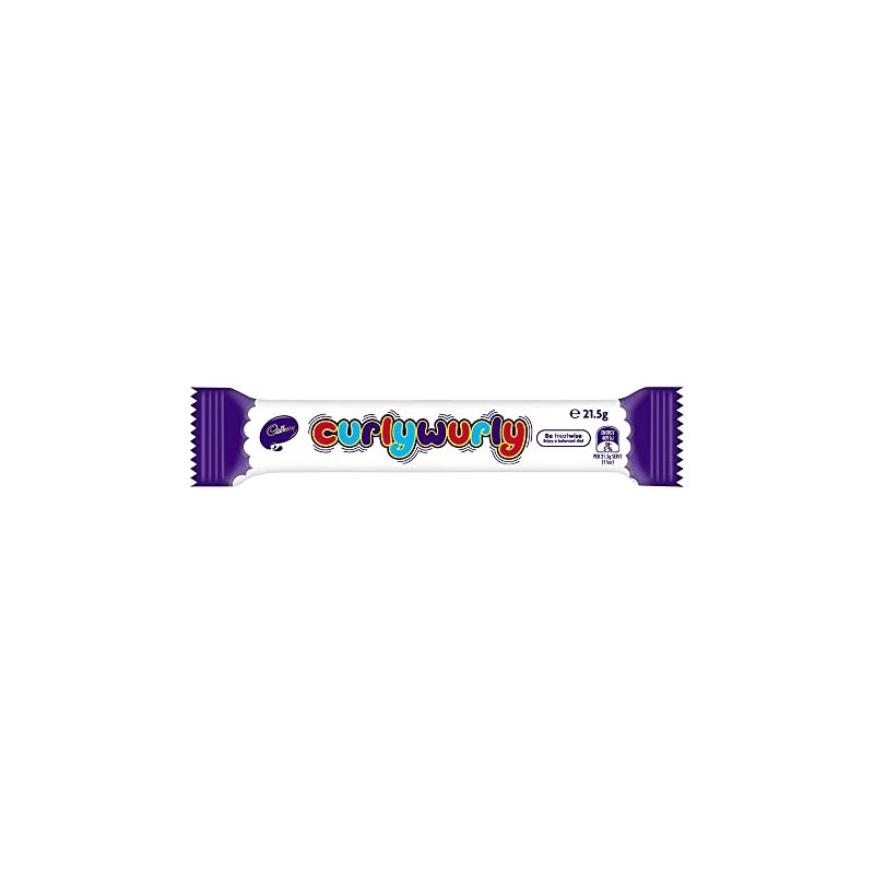 Cadbury Curly Wurly British Chocolate Bar 26g x 10 bar