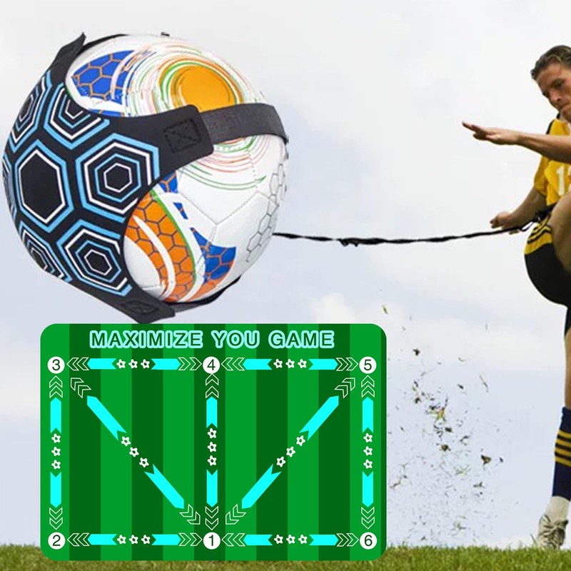 Landrain Football Mat Ball Control 90 x 60 cm Children's