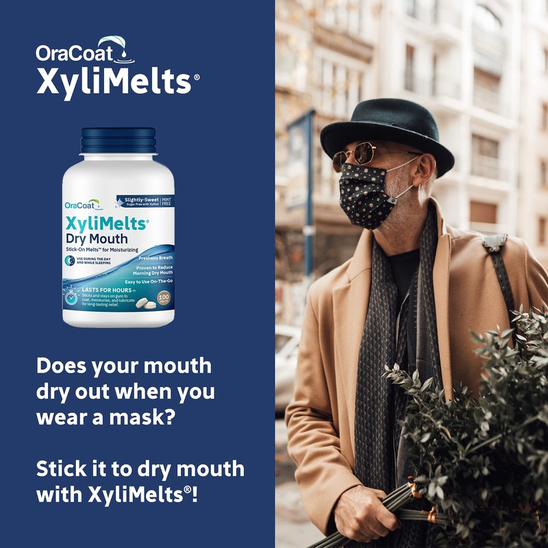 Oracoat XyliMelts for Dry Mouth Night Time or Day -