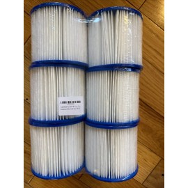 Coleman 6 Pack 90352E 58323E Type VI Spa Hot Tub Pool Filter Compatible with Coleman