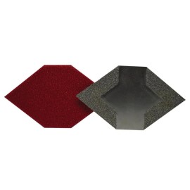 National Flooring Equipment Diamond Corner Brazed Tooling Attachments - 100 Grit