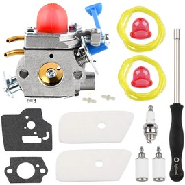 Uorimy 128LD Carburetor for Husqvarna 125R 125RJ 125LDX 128C 128CD 128L 128LD 128LDX 128R 128RJ C1Q-W40A 545081848 Carb Tune Up Kit